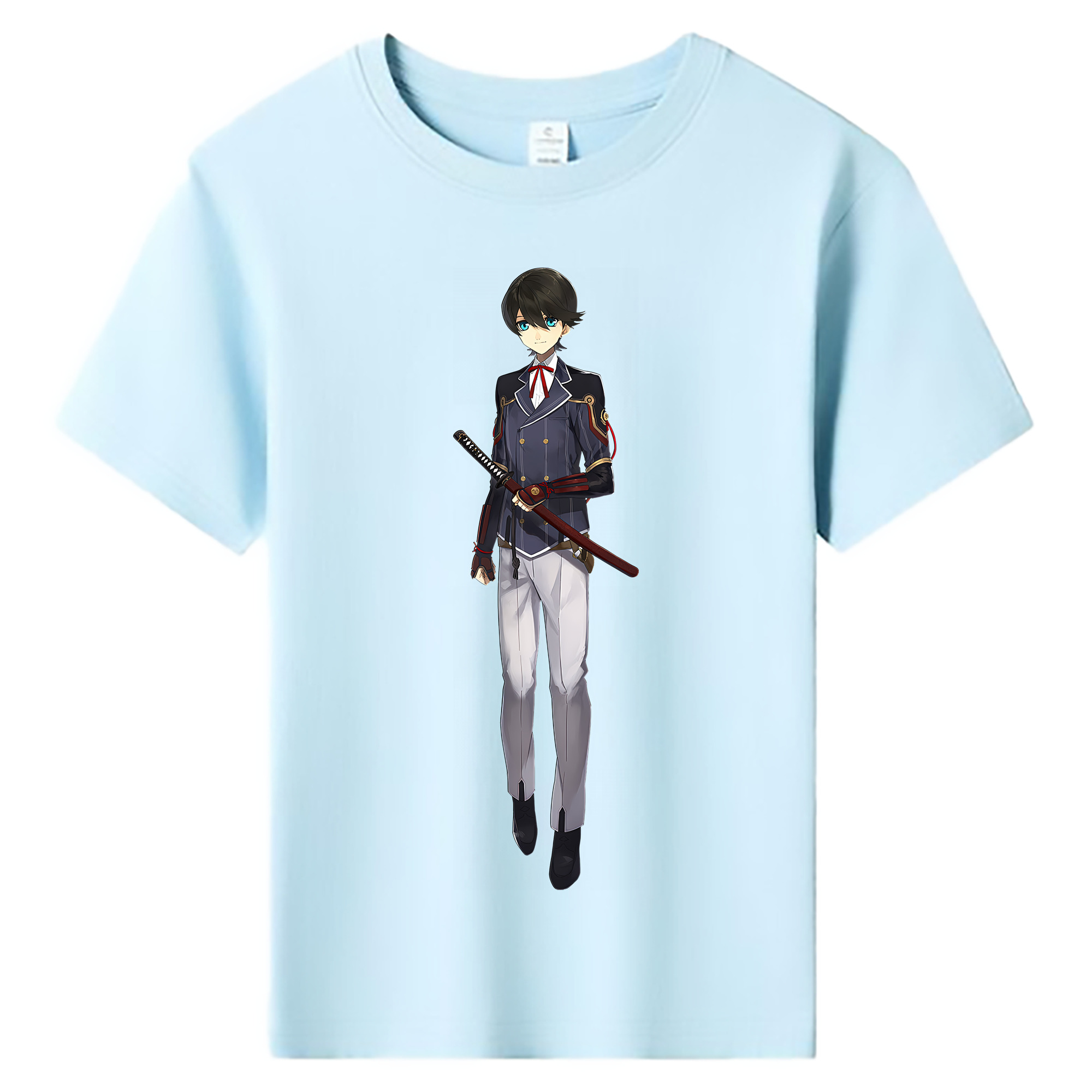 （画像用） 刀剣乱舞 Touken Ranbu 綿100％キッズTシャツ（フロントプリント）